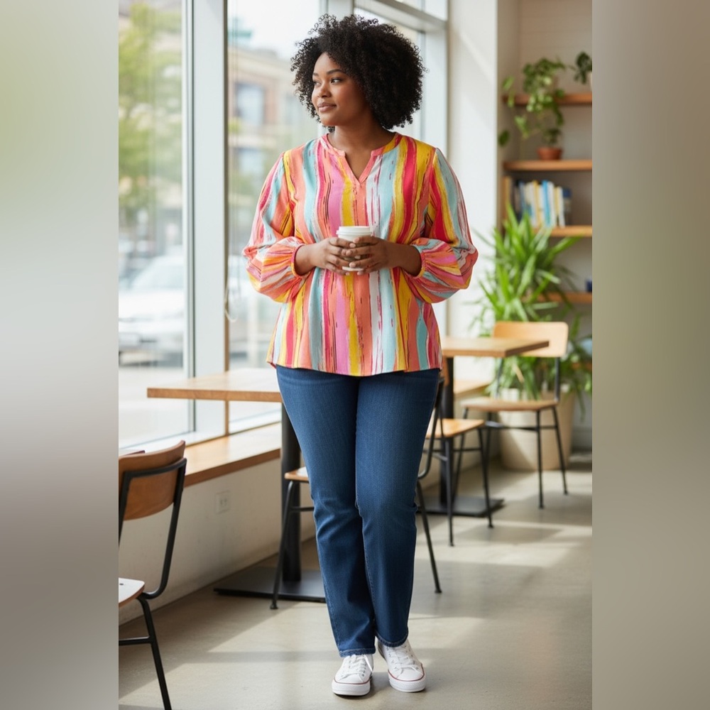 Colorful Women's Top
